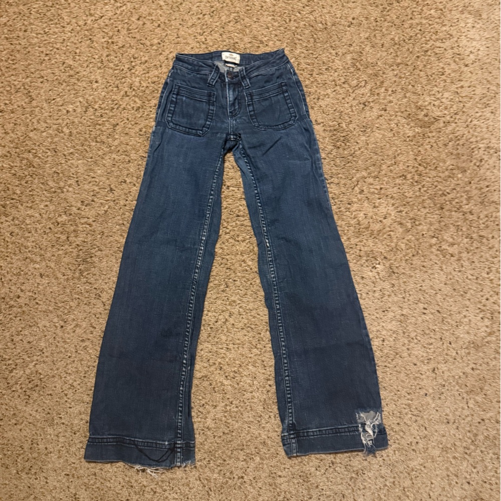 Shyanne Dark Blue Flare Jeans